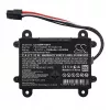 Cameron Sino 18V 2500mAh Li-Ionen-Akku für Bosch Indego S+ 350 400 500 Mähroboter (Ersatz für F016104898, F016L69176)