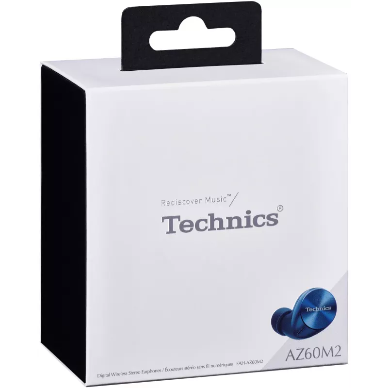Technics EAH-AZ60M2ES True Wireless In-Ear-Kopfhörer mit Dual Hybrid ANC, LDAC, 8-mm-Treibern, 3-Geräte-Multipoint, IPX4, Silber