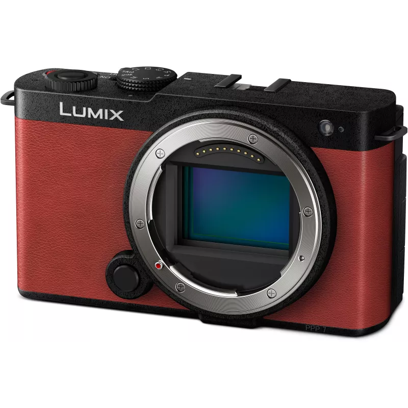Panasonic Lumix DC-S9E-R Vollformat-Systemkamera (nur Gehäuse), Rot