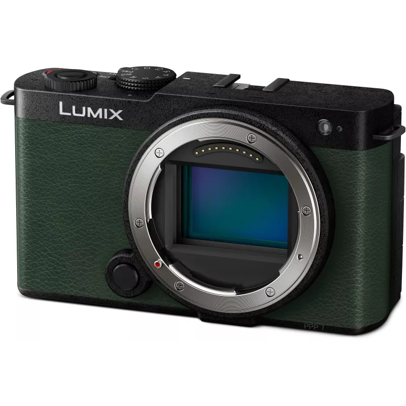 Panasonic Lumix DC-S9E-G Vollformat-Systemkamera mit 24,2MP CMOS-Sensor, 5-Achsen-Bildstabilisator, 6K-Video, L-Mount, Dunkeloliv
