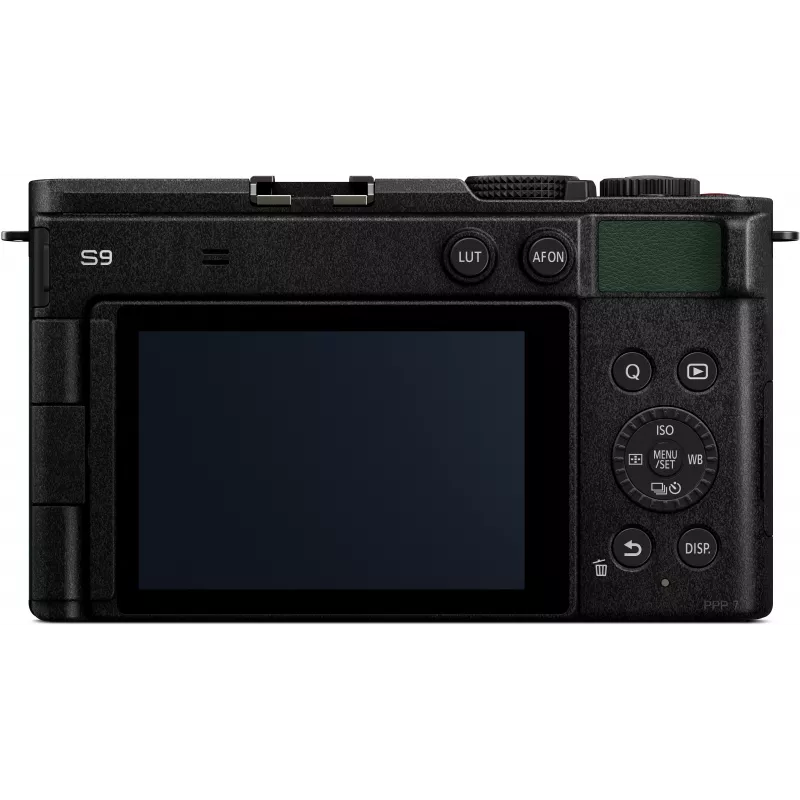 Panasonic Lumix DC-S9E-G Vollformat-Systemkamera mit 24,2MP CMOS-Sensor, 5-Achsen-Bildstabilisator, 6K-Video, L-Mount, Dunkeloliv