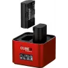 Hähnel ProCube 3 Twin Ladegerät für Canon-Kameras (1000 577.0)