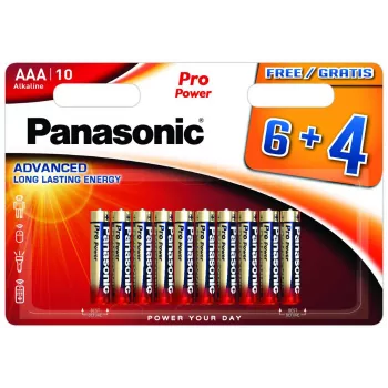 Panasonic Alkaline Power AAA-Batterien LR03 10er-Blister