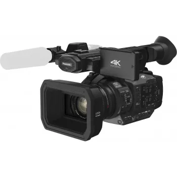 Panasonic HC-X1E 4K Ultra HD Profi-Camcorder mit 20x Leica Dicomar Objektiv, 1.0-Zoll-MOS-Sensor, 5-Achsen-HYBRID O.I.S., Dual-XLR-Eingängen und Dual-SD-Kartensteckplätzen