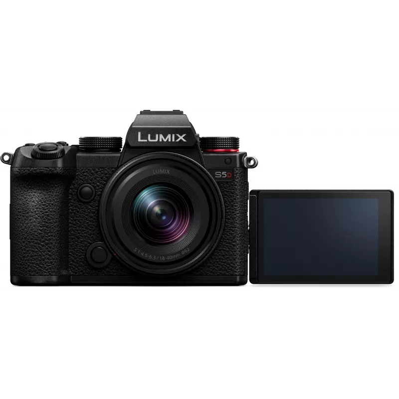 Panasonic Lumix DC-S5D Kamera mit 18-40mm Objektiv-Kit (DC-S5DNE-K)