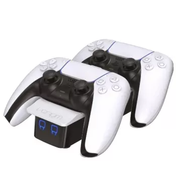 Venom Twin Docking Station - Ladestation - 3 Ausgangsanschlüsse (2 x Dock Connector, USB)