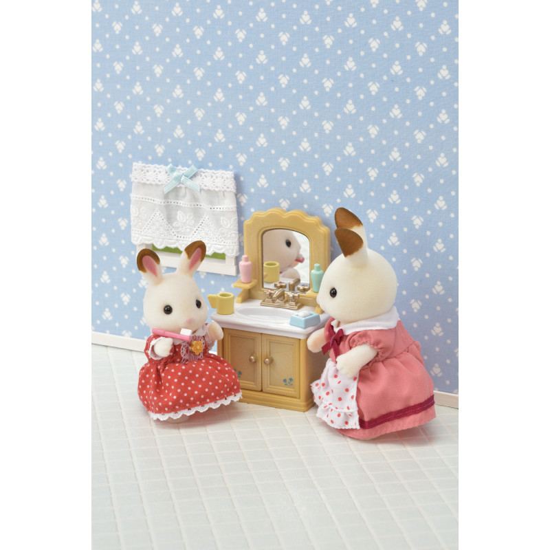 Sylvanian Families Landhausstil Badezimmer Möbel-Spielset