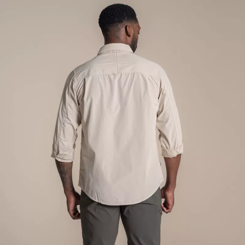 Craghoppers Kiwi II Langarm-Reisehemd - Oatmeal - XL