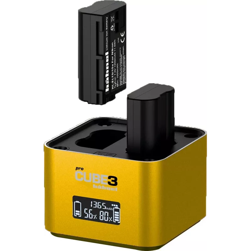 Hähnel ProCube 3 Twin Ladegerät für Nikon-Kameras (1000 577.1)