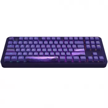 Dark Project ALU87B Celestial Aluminium TKL Tastatur, G3MS Voidstone Switches, US Layout