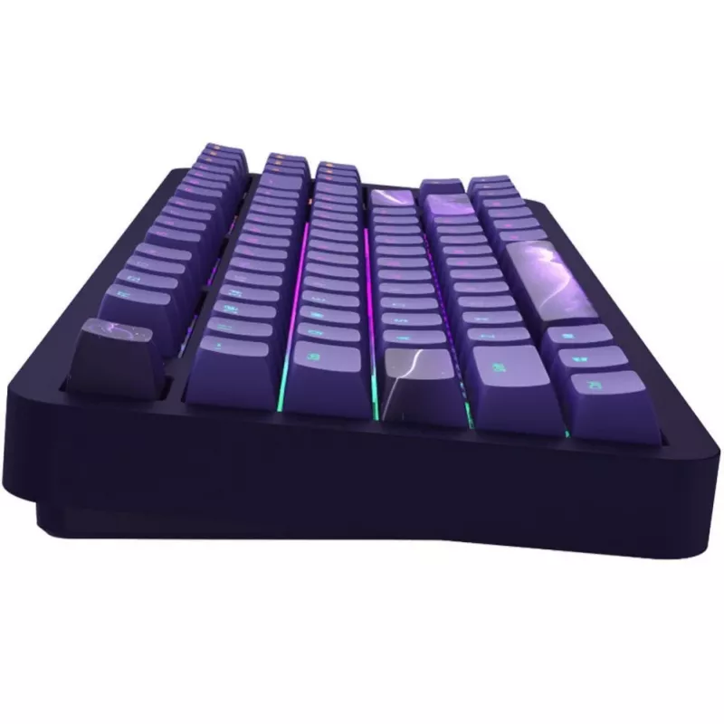 Dark Project ALU87B Celestial Aluminium TKL Tastatur, G3MS Voidstone Switches, US Layout