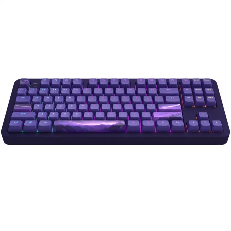 Dark Project ALU87B Celestial Aluminium TKL Tastatur, G3MS Voidstone Switches, US Layout