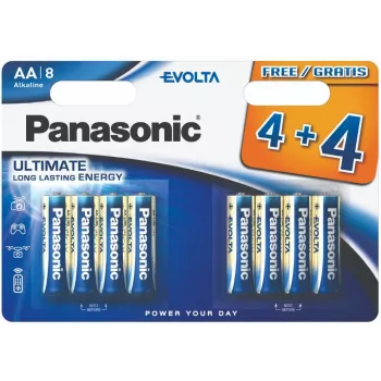 Panasonic Evolta LR6 Batterien, 4+4 Stück (LR6EGE/8BW 4+4F)