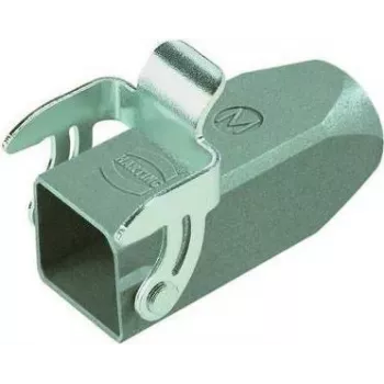 HARTING Han M20 Kupplungsgehäuse, M20-Gewinde, Aluminium-Druckguss, IP65/IP67, Staubgrau