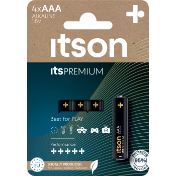 ITSON LR03IPR/4CP AAA Alkaline-Batterien 1,5V 4er-Pack