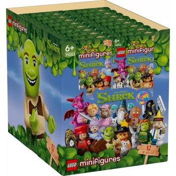 LEGO Bricks Minifiguren 71053 Shrek Serie (BOX) - 36 Blind Bags, Sammelfiguren, Display-Box