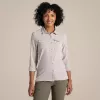 Craghoppers NosiLife Pro LS Shirt III Damen Reisehemd - Soft Mushroom, XS