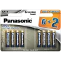 Panasonic Everyday Power Alkaline AA Batterien LR6 8er-Blister (6+2 Bonus)