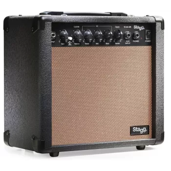 Stagg S15AADR 15W Akustik-Combo-Verstärker mit digitalem Hall