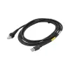 Honeywell CBL-500-300-S00-07 USB-Stromkabel, 3m, Schwarz, Typ A auf Typ B, 5V