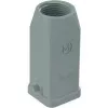 HARTING Han 3A Haube M20 gerader Kabelausgang staubgrau 19200031440