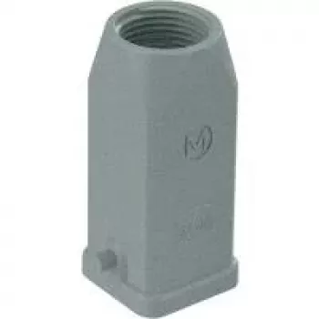 HARTING Han 3A Haube M20 gerader Kabelausgang staubgrau 19200031440