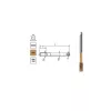 Gewindebohrer M10 DIN-376B (6H) HSSE TN 800X - Spiralbohrer-Maschinengewindebohrer für Durchgangslöcher
