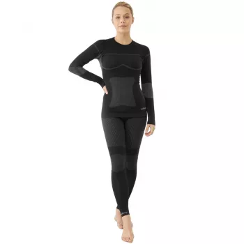 VIKING Ilsa Damen Thermounterwäsche-Set Schwarz L