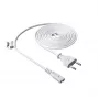 Akyga AK-RD-06A Netzkabel CEE 7/16 (Eurostecker) auf IEC C7, 2,5 A, 1,5 m, Weiß