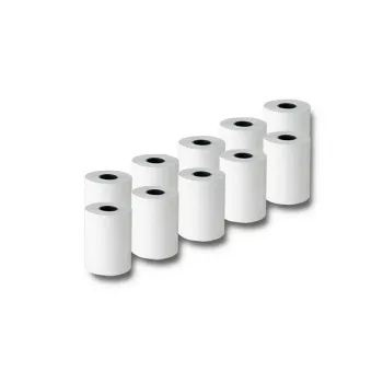Qoltec Thermopapierrolle 57 x 15 | 55g/m² | 10 Stück | BPA-frei
