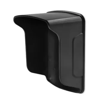 Qoltec Outdoor-Schutzdach für Code-Schlösser und Tastaturen - graue Metall-Wetterschutzabdeckung, universelle Passform