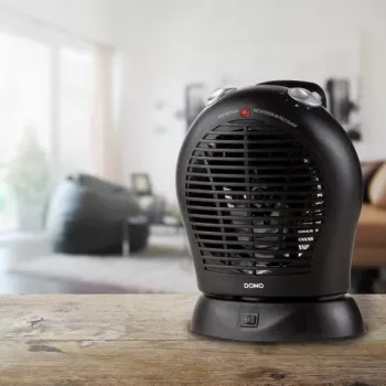DOMO DO7324F mobiler Heizlüfter 2000 W Weiß Grau