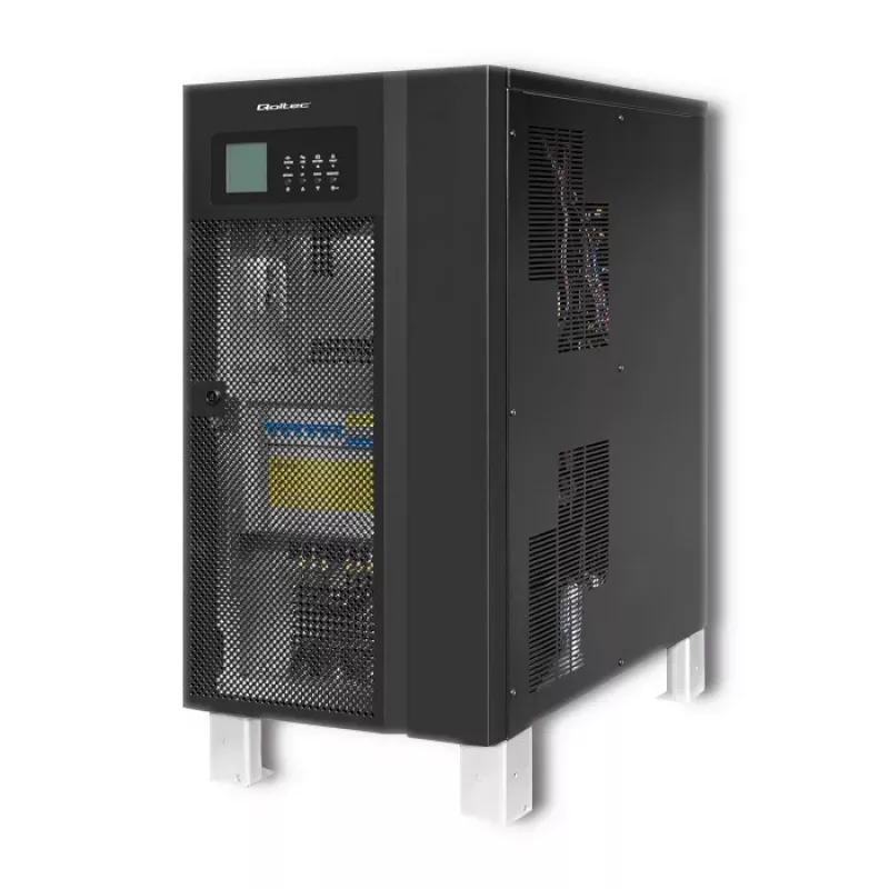 Qoltec 53948 3-Phasen Online-Doppelwandlungs-USV 10kVA 8kW mit LCD