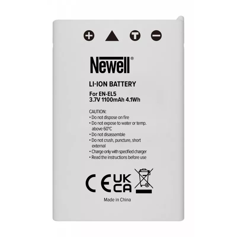 Newell Ersatzakku für Nikon EN-EL5 (Li-Ion, 3,7V, 1100mAh)
