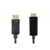 Accura DisplayPort-zu-HDMI-Kabel 3,0 m 4K@60Hz 18Gbps HDCP 2.2 vergoldet Schwarz
