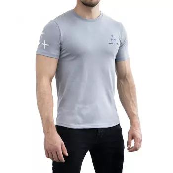 Delta T-Shirt Grau XXL - 100% Baumwolle Arbeitskleidung T-Shirt