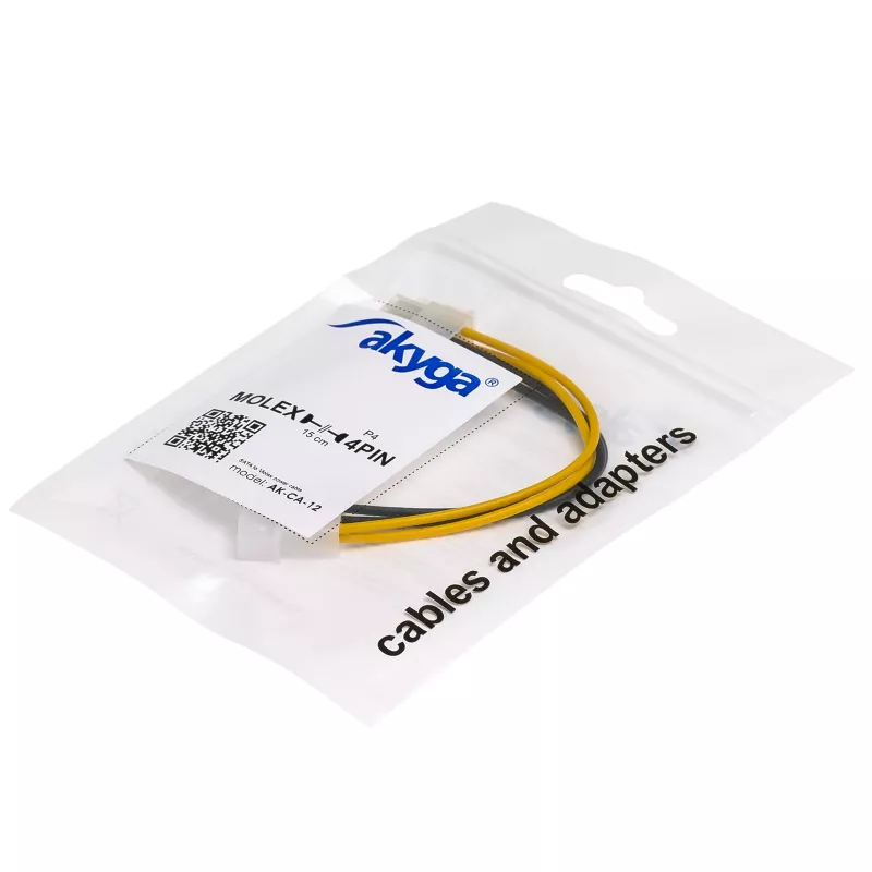 AKYGA AK-CA-12 Molex-auf-P4-Adapterkabel 15cm