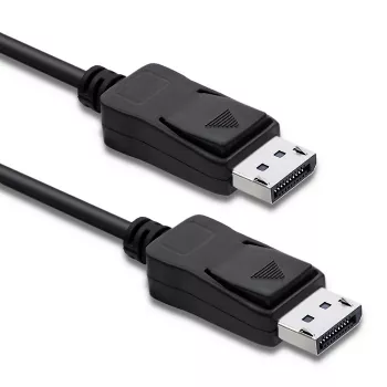 Qoltec DisplayPort 1.1 Kabel, Stecker auf Stecker, 4K, 2m, Schwarz