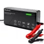 Qoltec 52670 LiFePO4-Akkuladegerät 12V 10A intelligentes Laden mit LED-Anzeigen