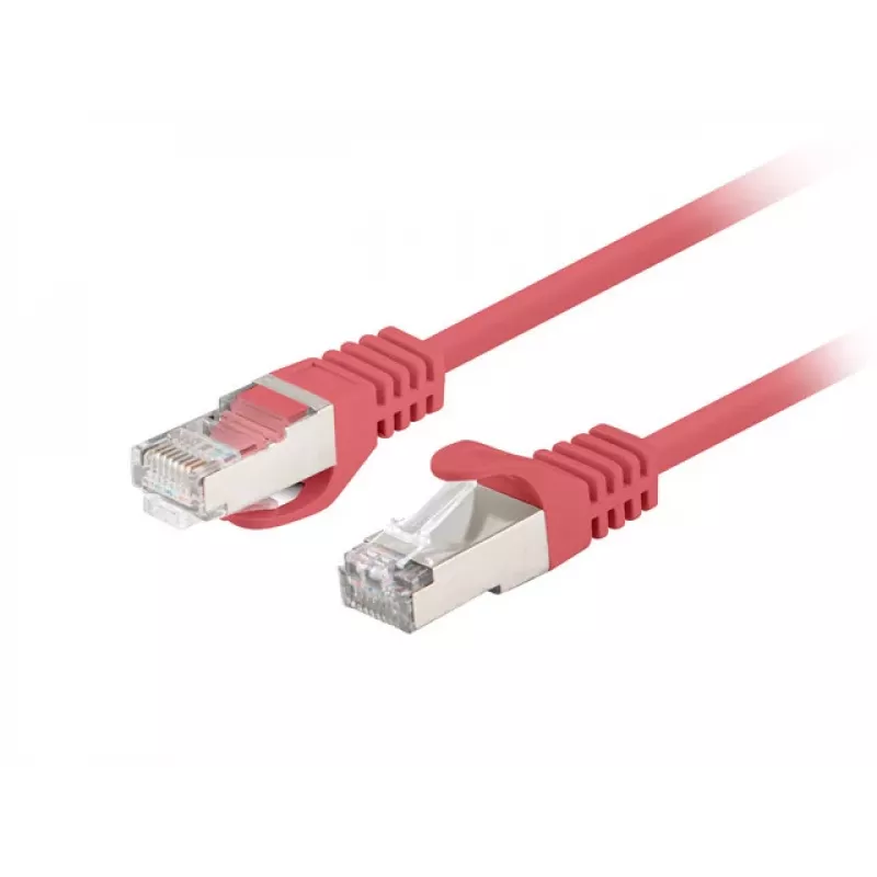 Lanberg 10er-Pack Cat.6 FTP Patchkabel 0,5 m Rot Fluke Passed
