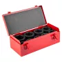 NEO TOOLS 1-Zoll-Schlagschrauber-Steckschlüsselsatz, 9-teilig, 27-50 mm, Cr-Mo, DIN 3121