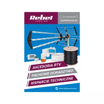 Rebel Electro RTV-Zubehör Werbeplakat A1 glänzend