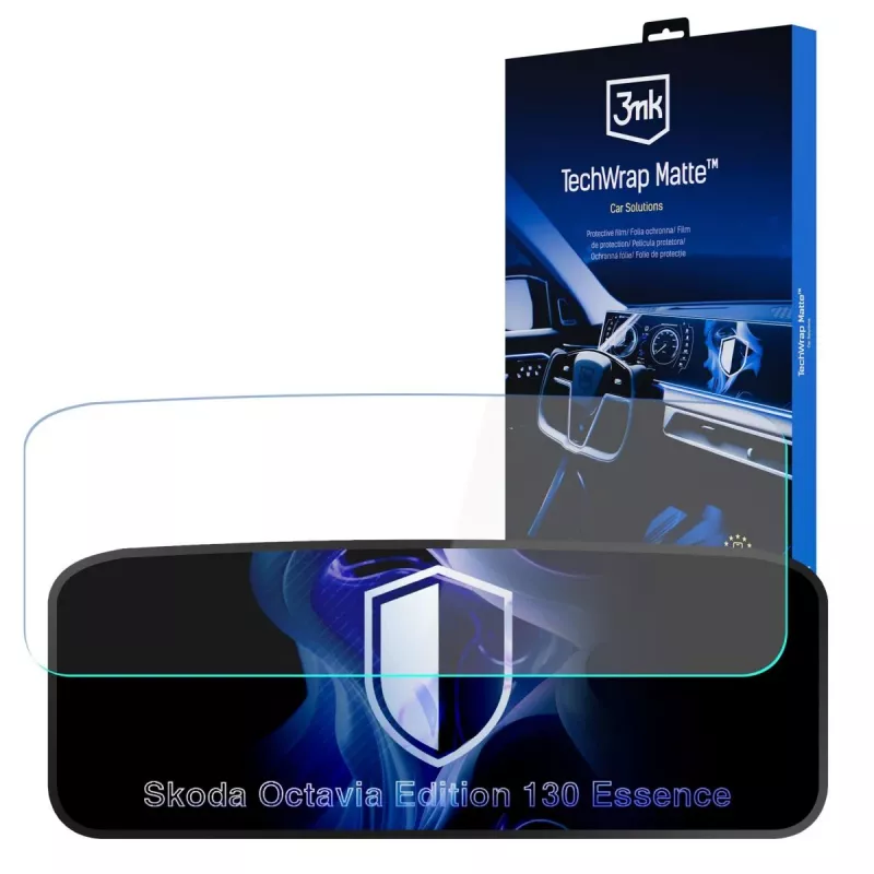 3mk TechWrap Matte Displayschutzfolie für Tacho Skoda Octavia Edition 130 Essence (2024-2025)