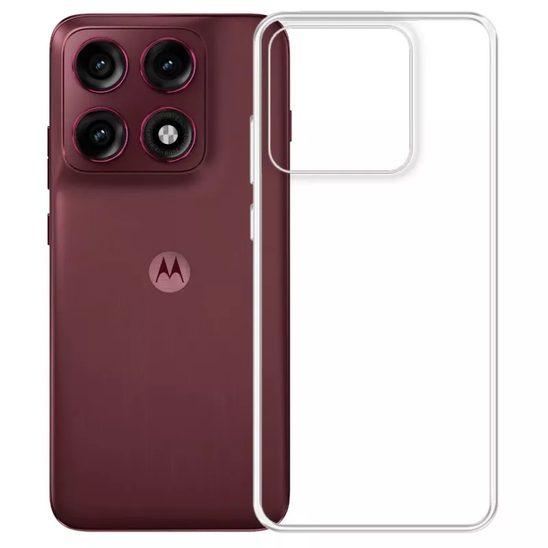 3mk Hardy Vision Hülle für Motorola Edge 70 Pro - Transparent
