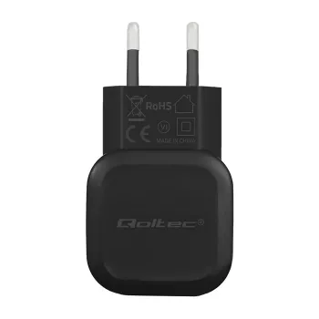 Qoltec 12W 5V 2.4A USB + USB-C Wandladegerät