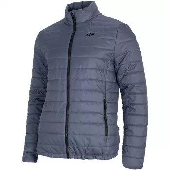 4F Herren-Steppjacke H4L21 KUMP004 Dunkelgrau Melange Größe S