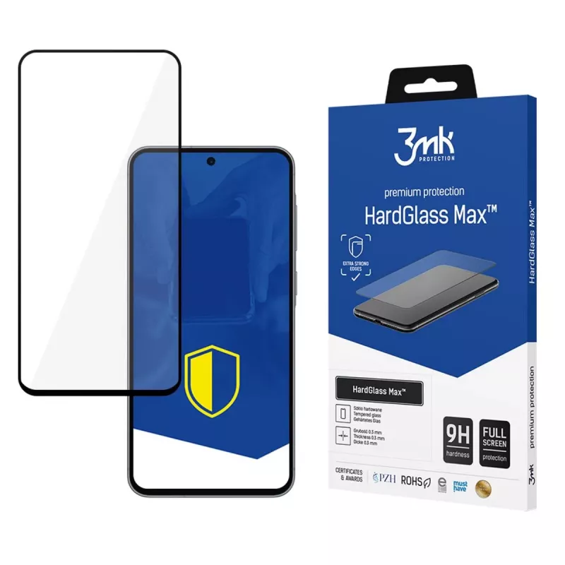 3mk HardGlass Max Black Panzerglas Displayschutz für Samsung Galaxy A36/A56