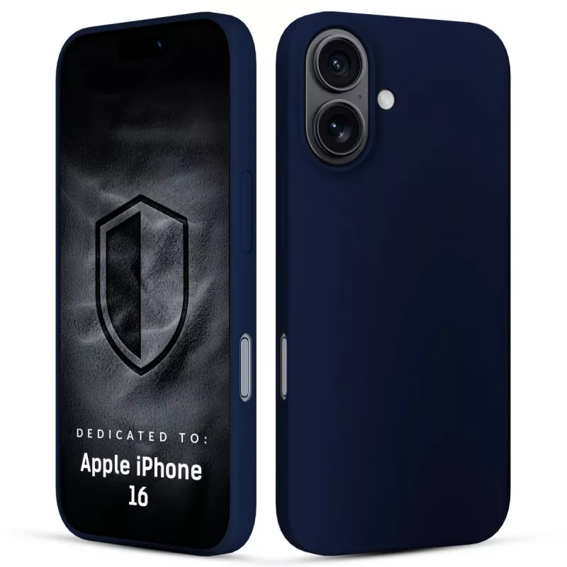 3MK PROTECTION Apple iPhone 16 - 3mk Hardy Mellow Hülle Dunkelblau