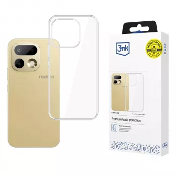 3mk Clear Case für Realme 16 Pro 5G - Transparente TPU-Rückseitenhülle mit Absorber™-Technologie