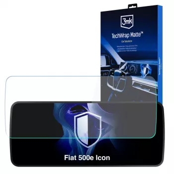 3MK PROTECTION TechWrap Matter Displayschutzfolie für Fiat 500e Icon 10,25 Zoll Center-Display (2025+)